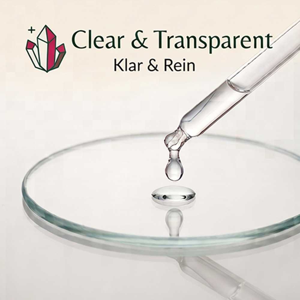 Aceite de masaje Kitama transparente, puro y cristalino