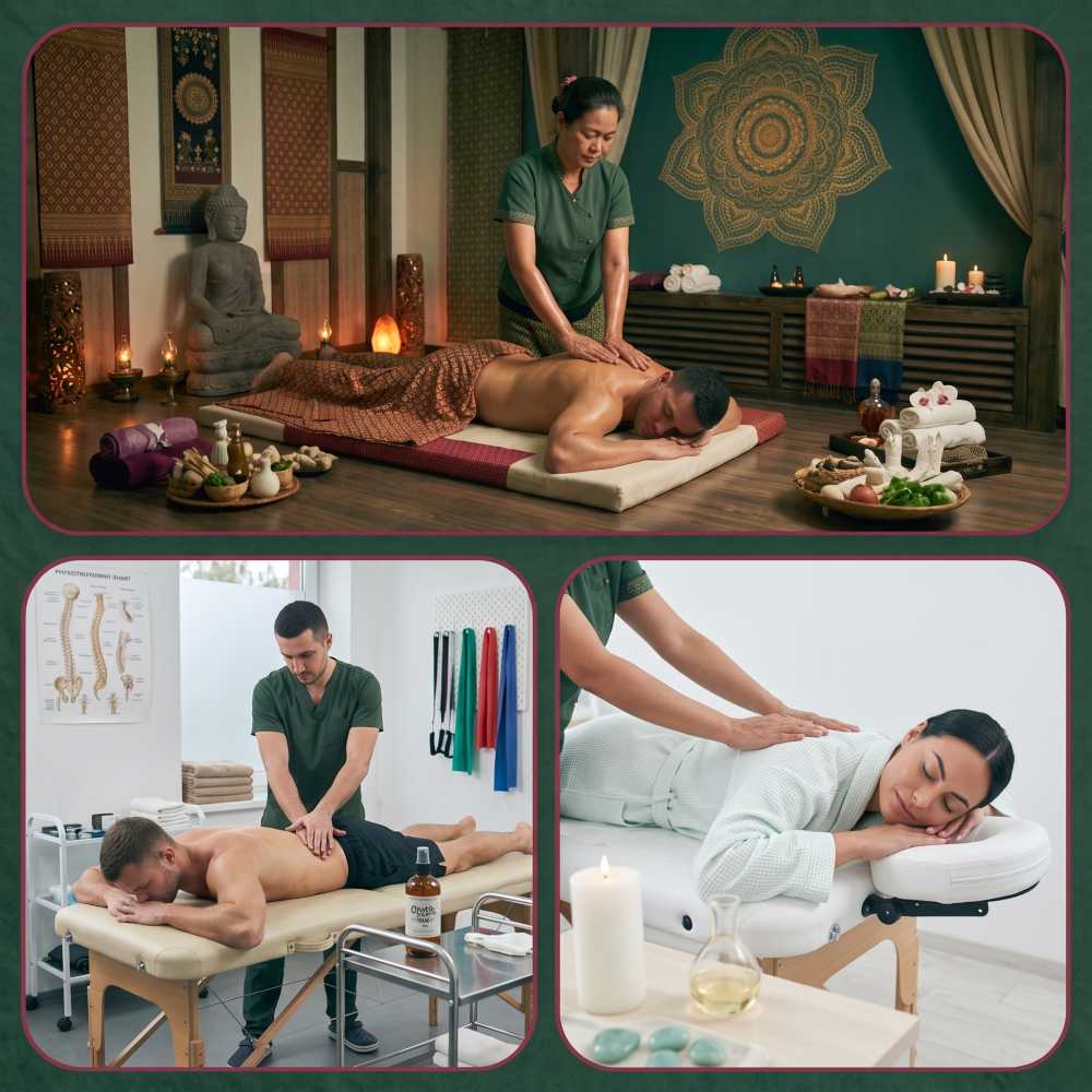 Aceite de masaje neutro para masaje tailandés, fisioterapia y spa