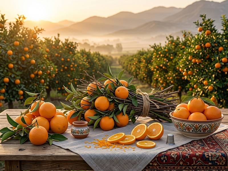 Olio da massaggio Kitama Arancia con olio essenziale di arancia