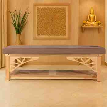 Wooden massage tables