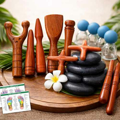 Accessori &amp; Strumenti per Massaggio Thai,...