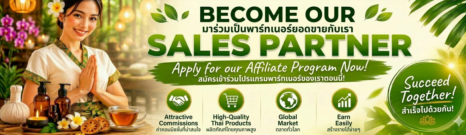 Affiliate Partner Programm My Thai Massage Shop