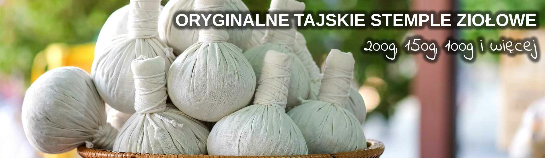 Tajskie stemple ziołowe