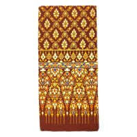 Thai Cloth Fabric Sarong - Thai Siam Classic 2023 Brown