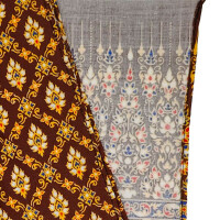 Thai Cloth Fabric Sarong - Thai Siam Classic 2023 Brown