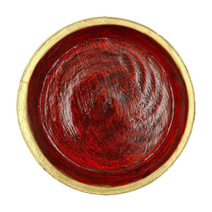 Opfer-Schale aus Holz als Tablett für Massage-Utensilien Ø 20,5cm 14cm Hoch