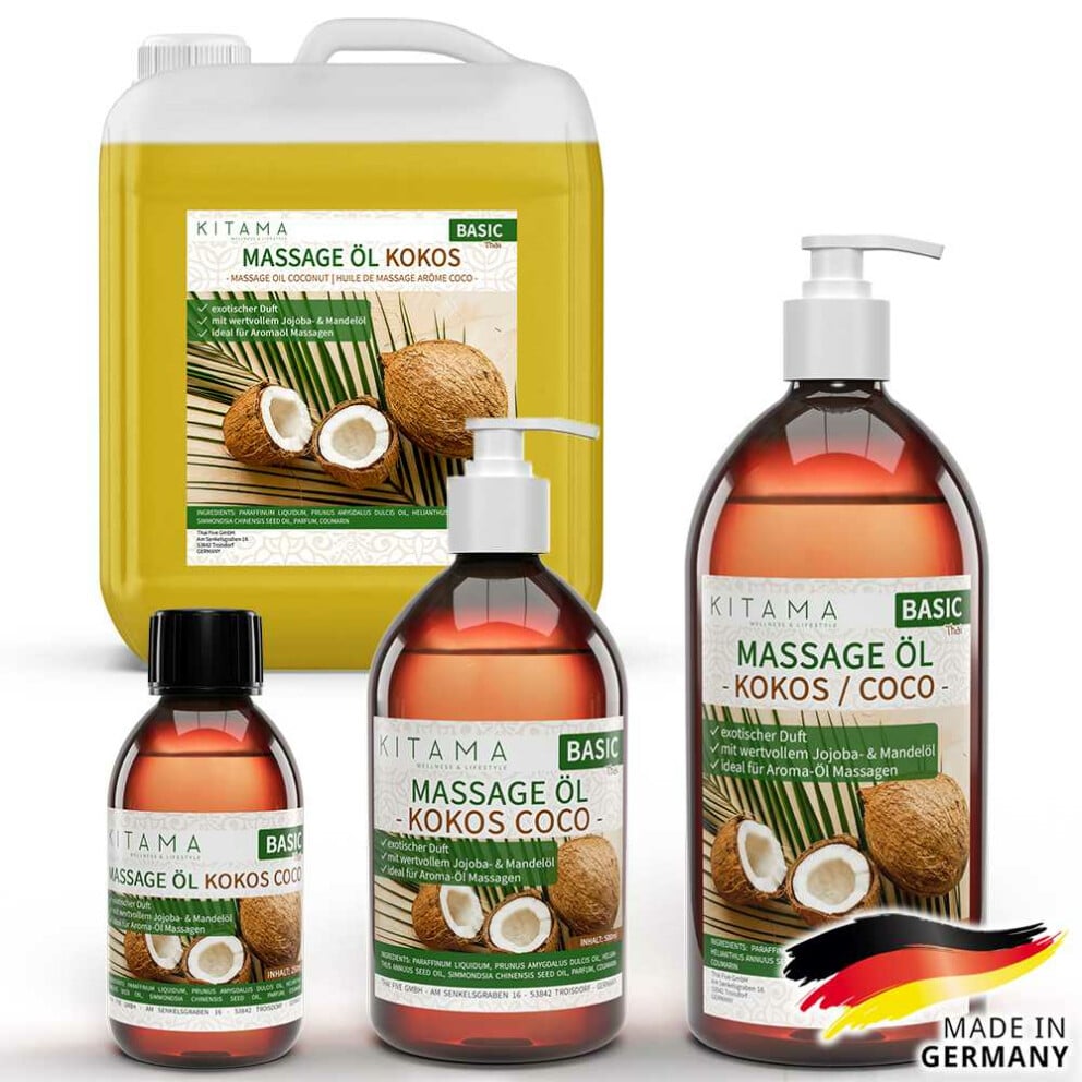Olio per massaggi olio aromatico al cocco - Profumo esotico