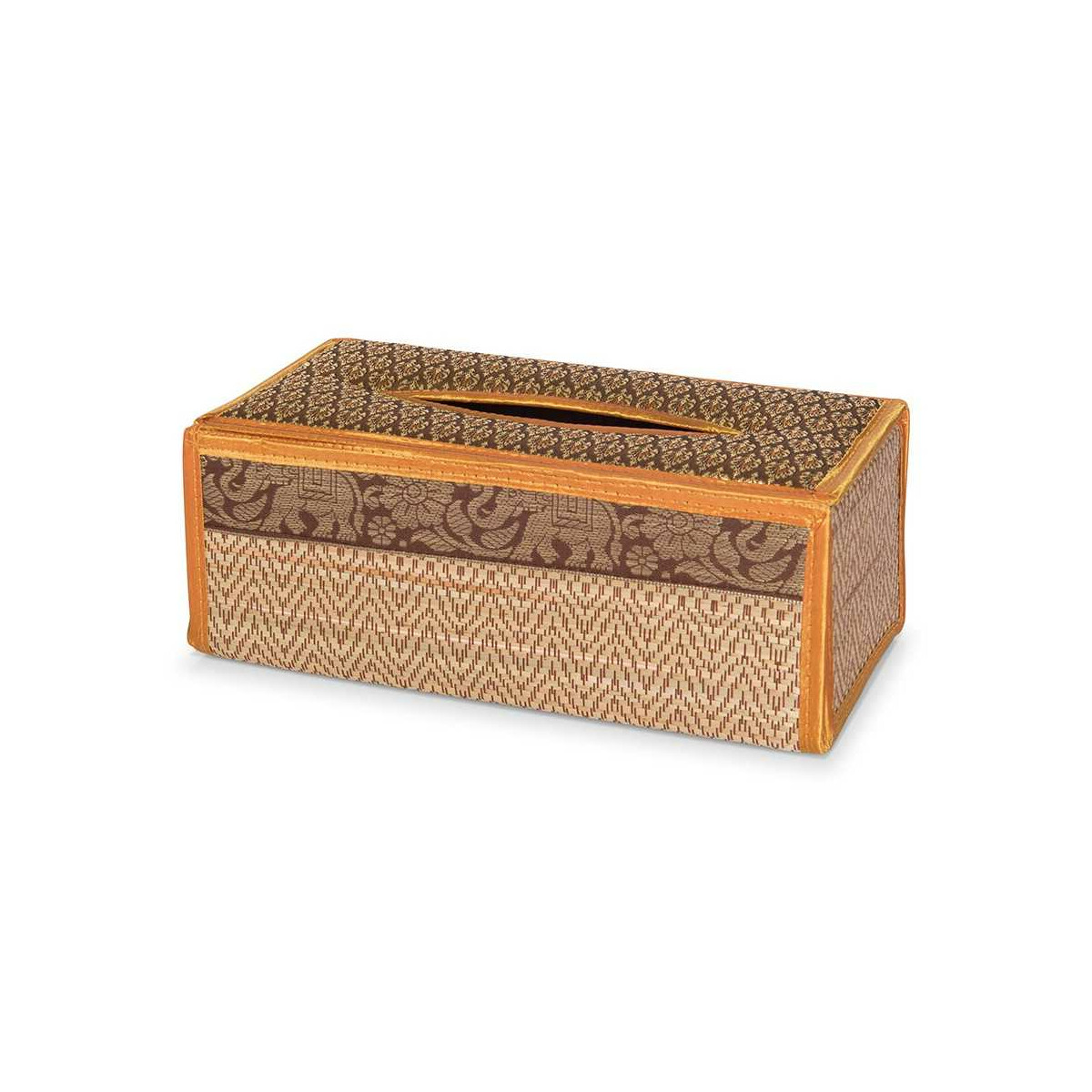 Cosmetic Tissue Box box made of raffia w box