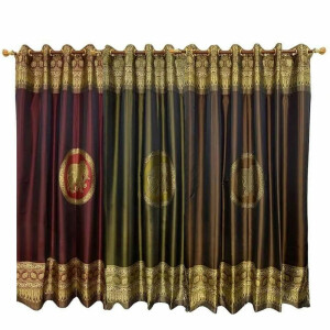 Zasłona Thai wzór słonia - Parawan