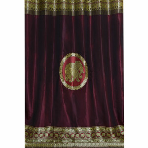 Zasłona Thai wzór słonia - Parawan