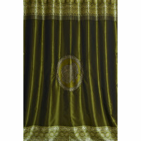 Vorhang aus Thai-Seide mit Elefantenmuster & Ösen 240x200cm