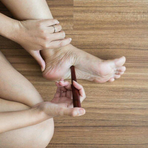 5 Stk. Massage-Hilfe Stab / Stäbchen aus Holz