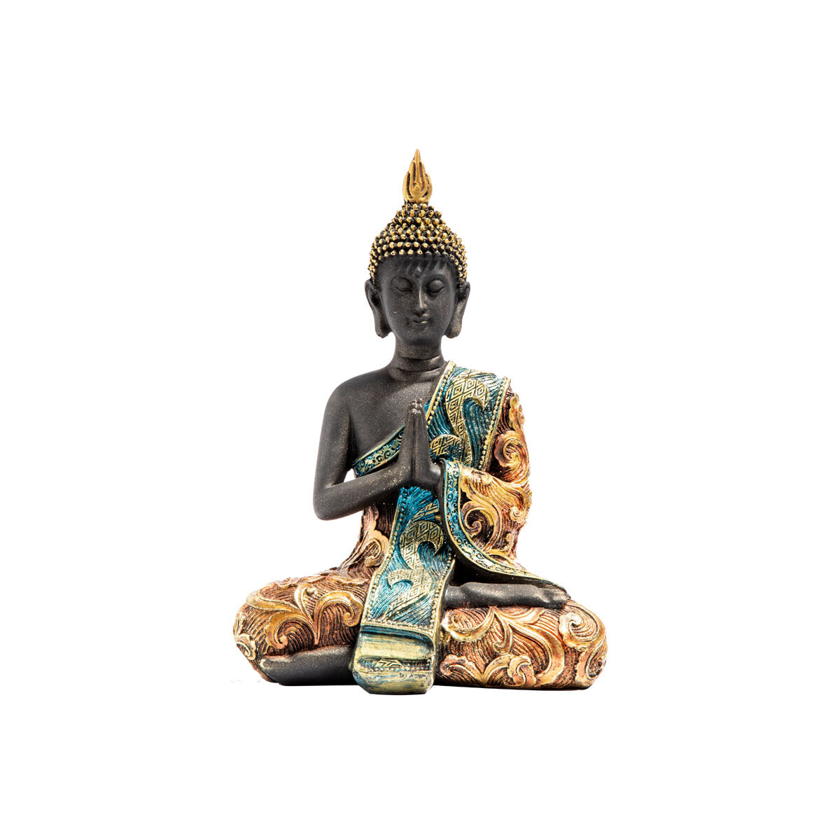 Estatua de Buda deco figura Amithaba sentado 20 cm de altura