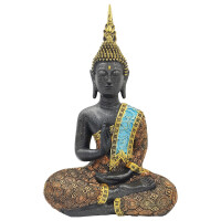 Buddha Statue Deko Figur Amithaba sitzend 40 cm hoch