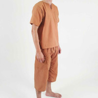 Set di abbigliamento per clienti trad. Pantaloni + camicia, beige-marrone