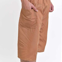 Conjunto de ropa de cliente para trad. Pantalones + camisa para, beige-marrón