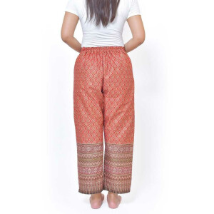 Pantalon avec des motifs colorés sarong thaï pour le massage thaïlandais