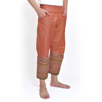 Pants with colourful Thai Sarong patterns for Thai Massage