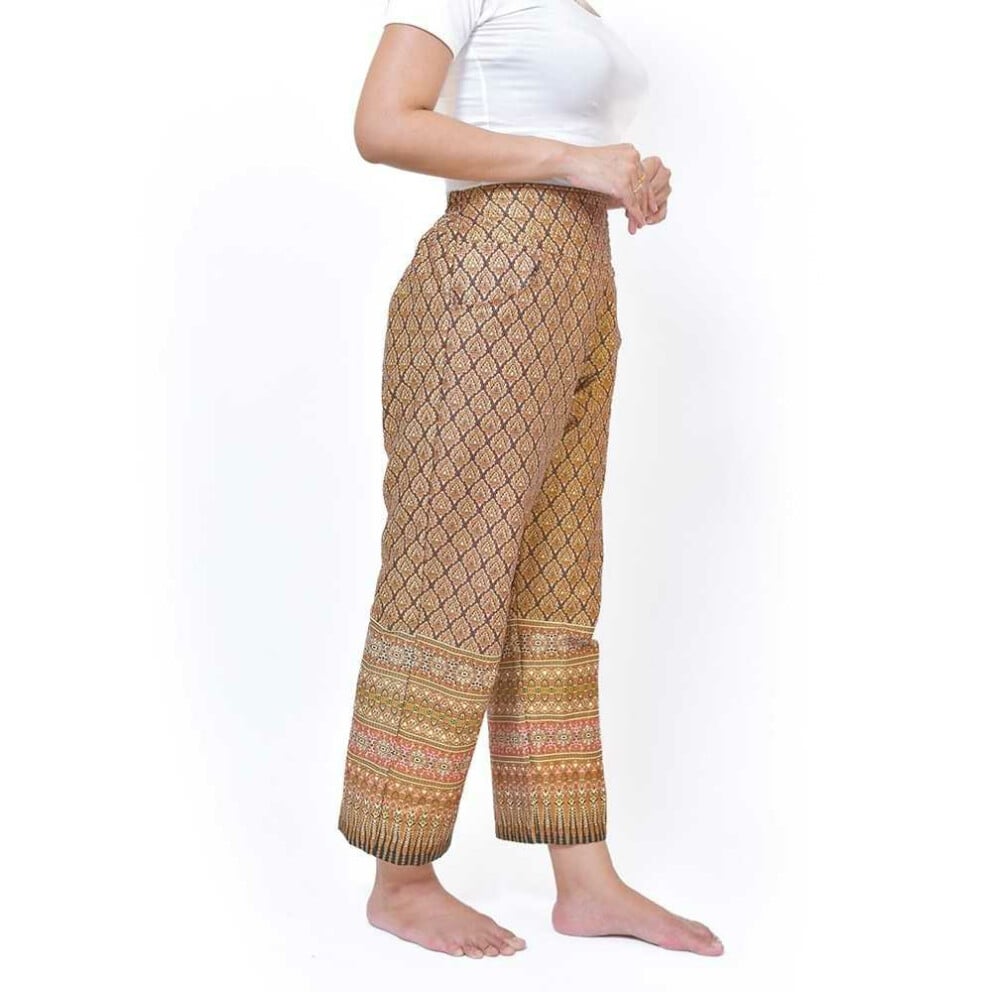 Pants with colourful Thai Sarong patterns for Thai Massage