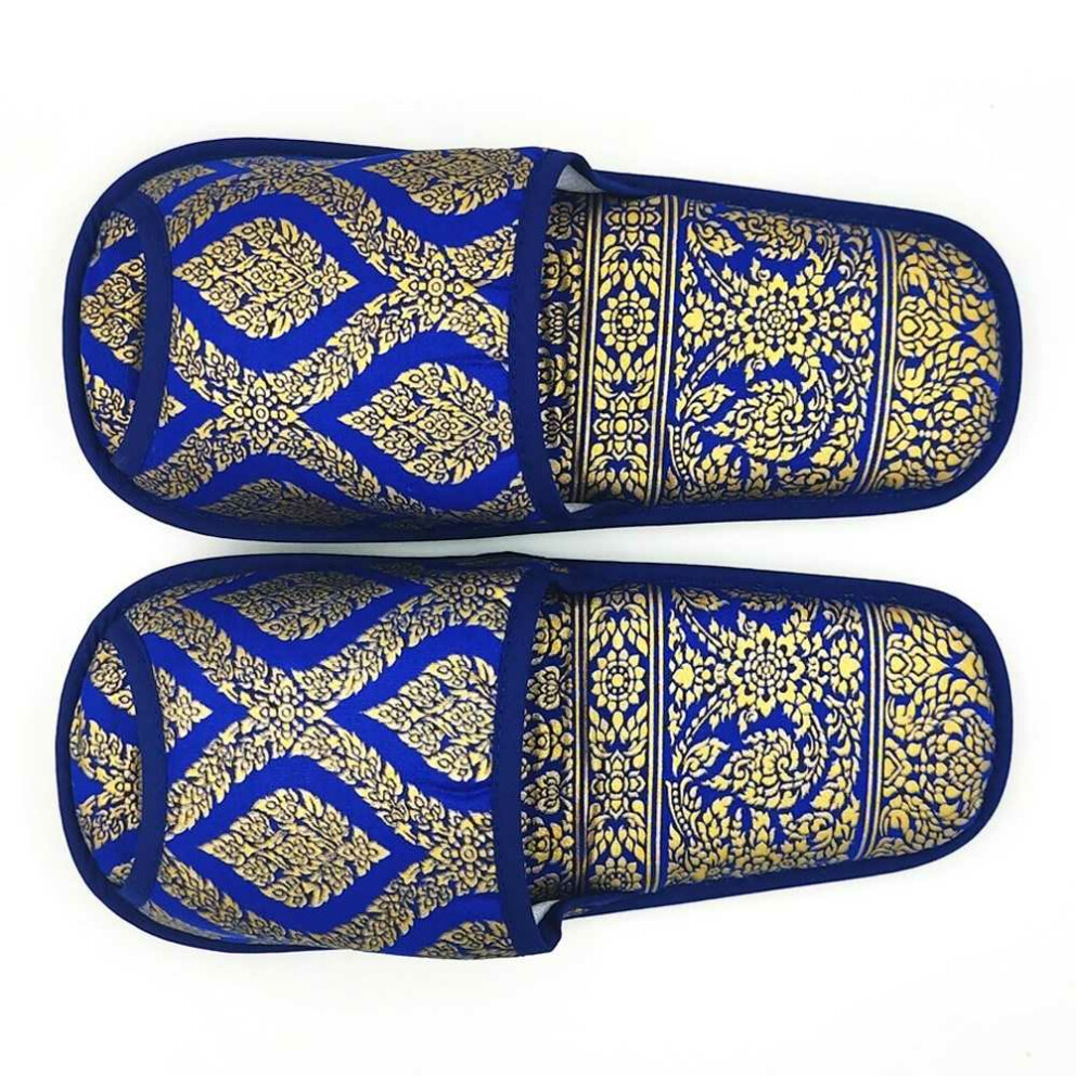 Pantofole per clienti di massaggi thailandesi - taglia unica Colore: blu