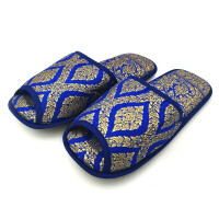 Slippers for thai massage clients - one size fits all Color: Blue