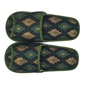 Slippers for thai massage clients - one size fits all Colour: Green