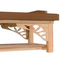 Stacjonarne Łóżko do Masażu Tajskiego z Drewna Dębowego, Długość 200 cm (Szerokość: 80 / 100 / 120 cm)
