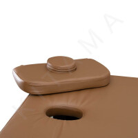 Thai Massageliege aus Eichen-Holz Schwarz 100 cm