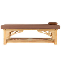 Table de massage thaï en bois de chêne Clair 120 cm