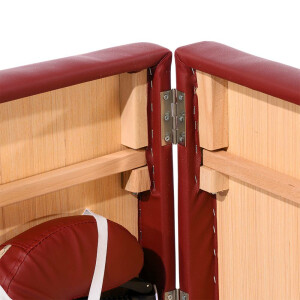 Mobile massage table, foldable & height-adjustable