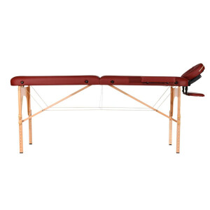 Tumbona de masaje móvil, plegable y regulable en altura