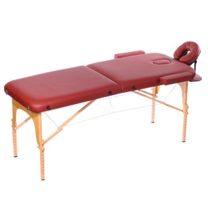 Mobile massage table, foldable & height-adjustable