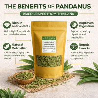 Hojas secas de pandano (100 g)