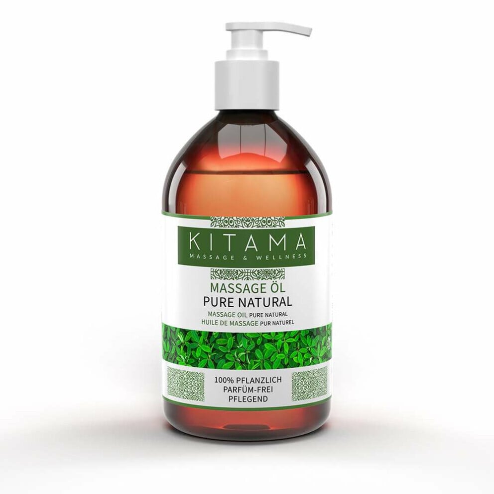Massageöl Pure Natural - 100% natürlich & parfüm-frei 500ml