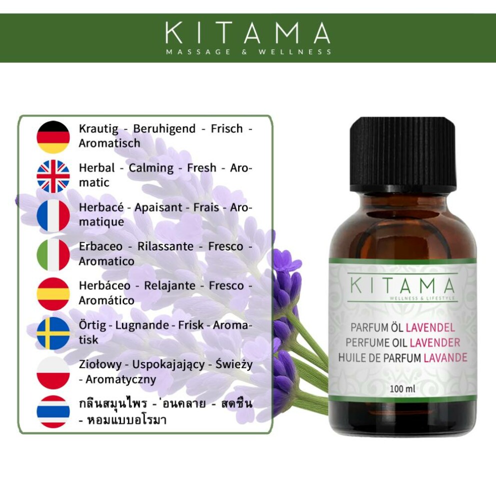 Huile Parfumée Aromatika à La Lavande - Pour Bain Et Soin Du Corps - Neuf - Fabriqué En Inde