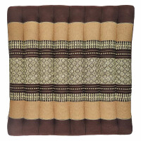 Cuscino da seduta Cuscino da sedia 50*50cm in kapok tailandese Beige marrone