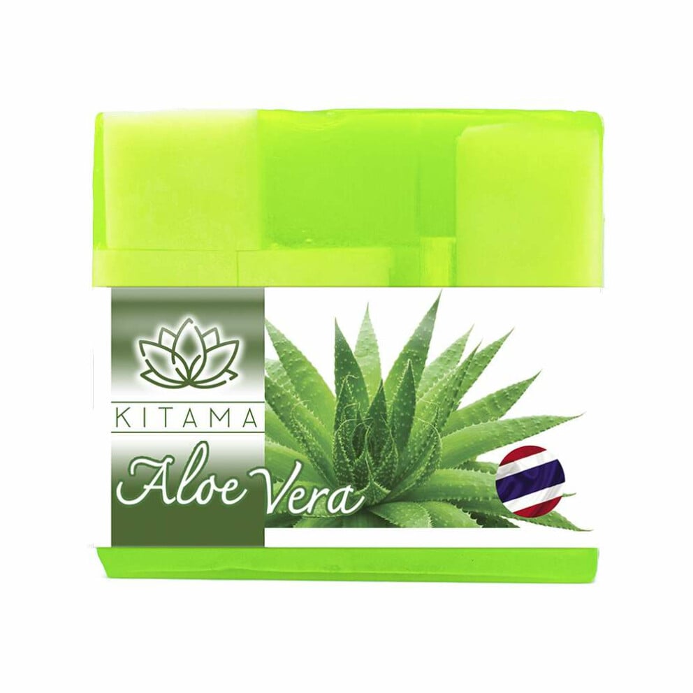 120 g di sapone naturale tailandese per corpo e mani Aloe Vera