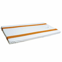 Lenzuolo trapuntato Sarong thailandese bianco con foro per il viso 120 cm