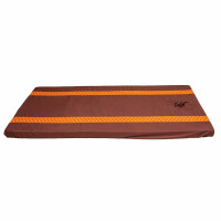 Fitted Bed Sheet Thai Sarong Brown with Face Hole