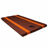 Drap-housse Drap Thai Sarong marron avec trou visage 100 cm