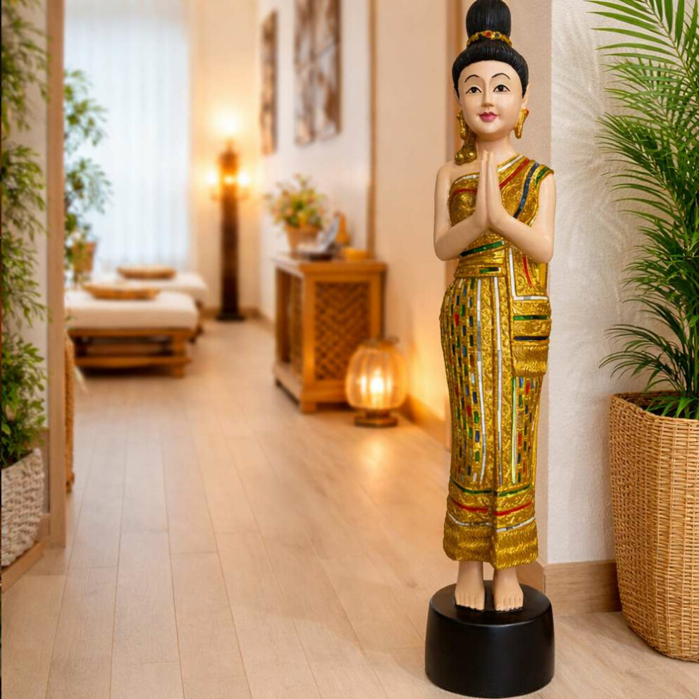 Sawadee Lady – Authentic Thai Welcome Figurine & Decor