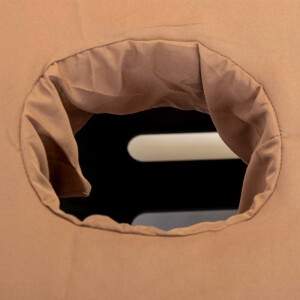 Spannbett-Tuch Laken mit Gesichtsloch für Matratze 90 cm
