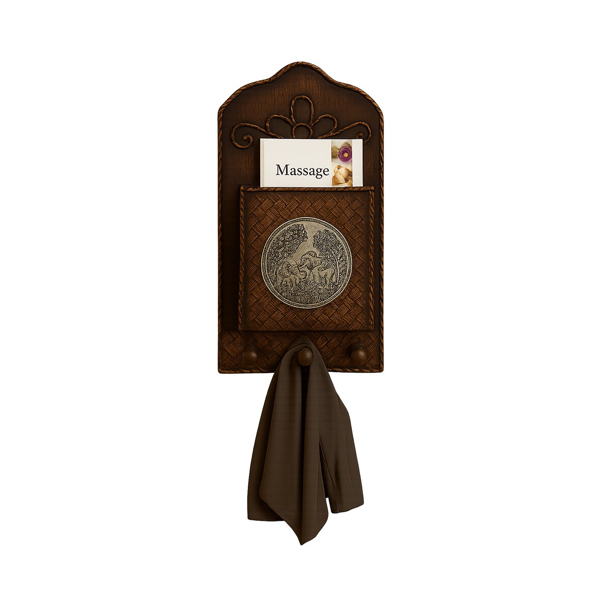 Porte-flyers avec pat&egrave;re