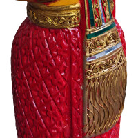 Thai Sawasdee Lady statua figura in oro realizzata in resina 88cm