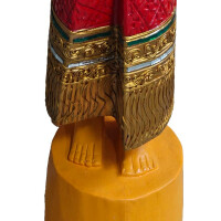 Thai Sawasdee Lady statua figura in oro realizzata in resina 88cm