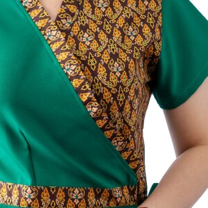 Robe de Massage Thaï Femme Motif Traditionnel, S–XL - 5 Couleurs