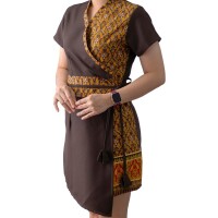 Robe de Massage Thaï Femme Motif Traditionnel, S–XL - 5 Couleurs