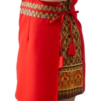 Robe de Massage Thaï Femme Motif Traditionnel, S–XL - 5 Couleurs