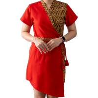 Robe de Massage Thaï Femme Motif Traditionnel, S–XL - 5 Couleurs