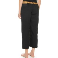 Pantaloni/gonna da donna con motivo tradizionale tailandese Colore: nero